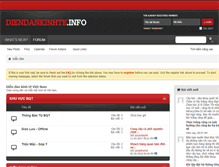 Tablet Screenshot of diendankinhte.info